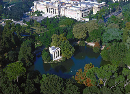 villa borghese gardens